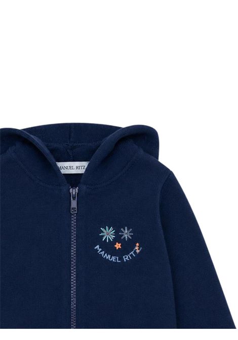 Cardigan neonato in misto viscosa Manuel Ritz | 4488BLU